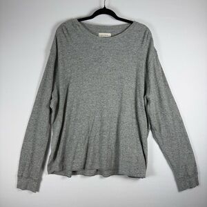 Lucky Brand Men’s Cotton Thermal Crew, Color: Grey, Size: XXL